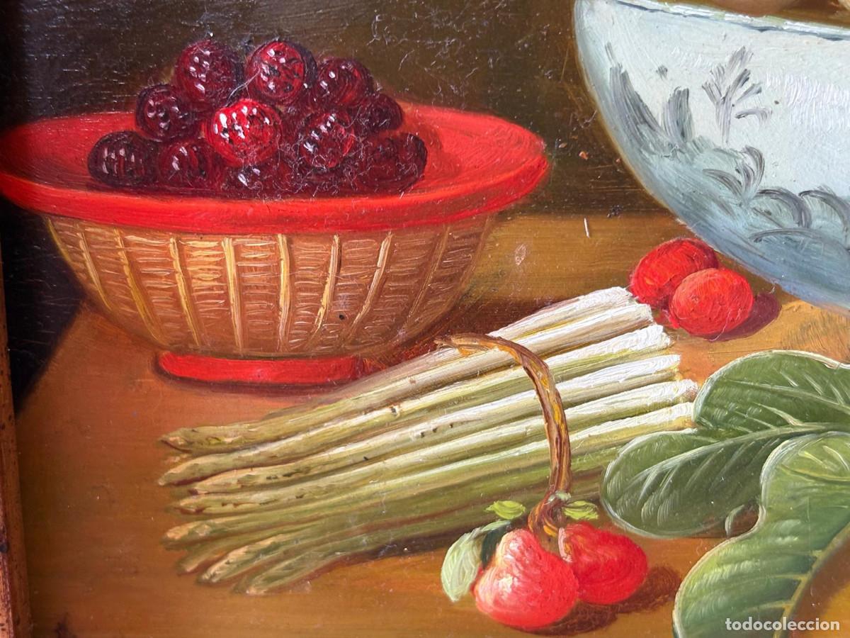 Arte: Bodeg&oacute;n sobre cobre siglo 18 - Foto 2
