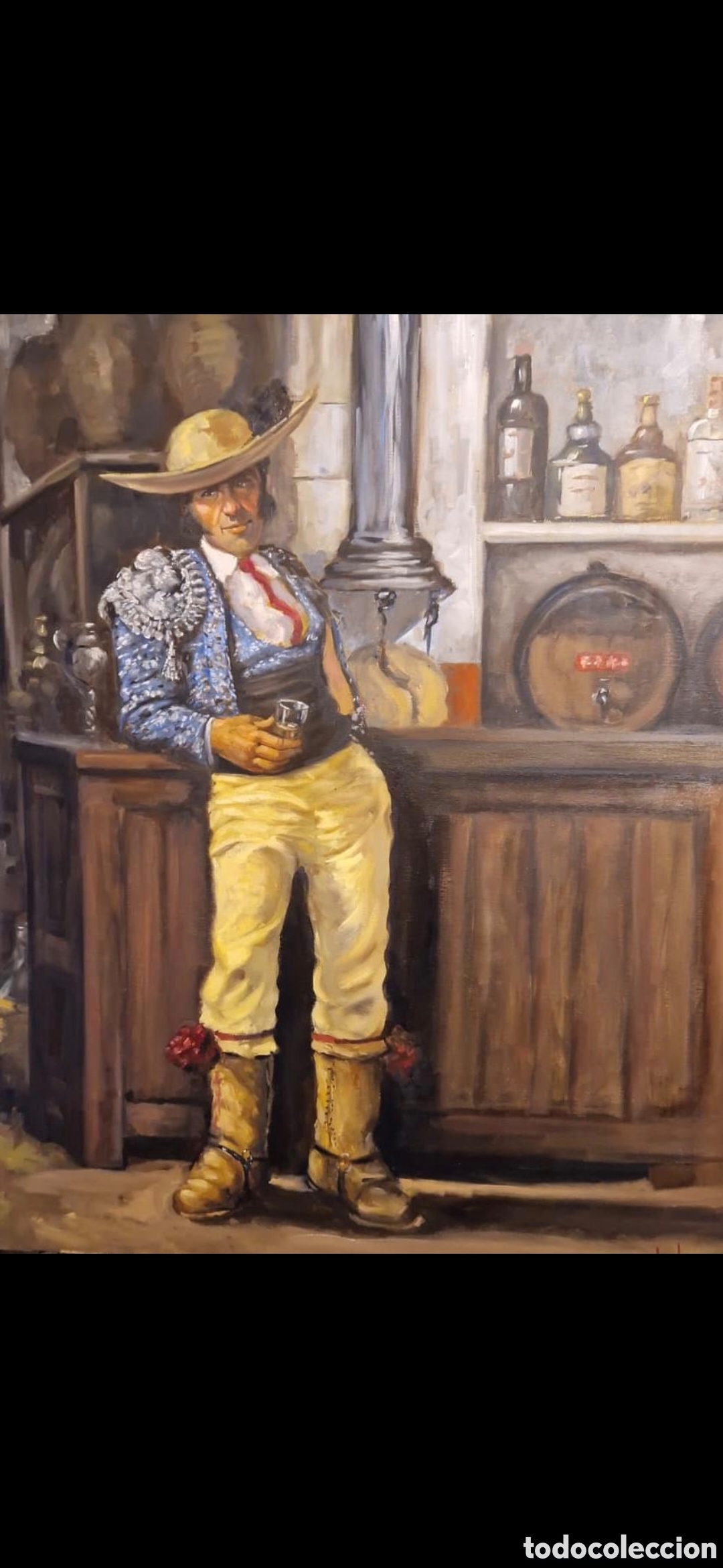 Arte: Preciosa obra costumbrista luis marquez 1m x081