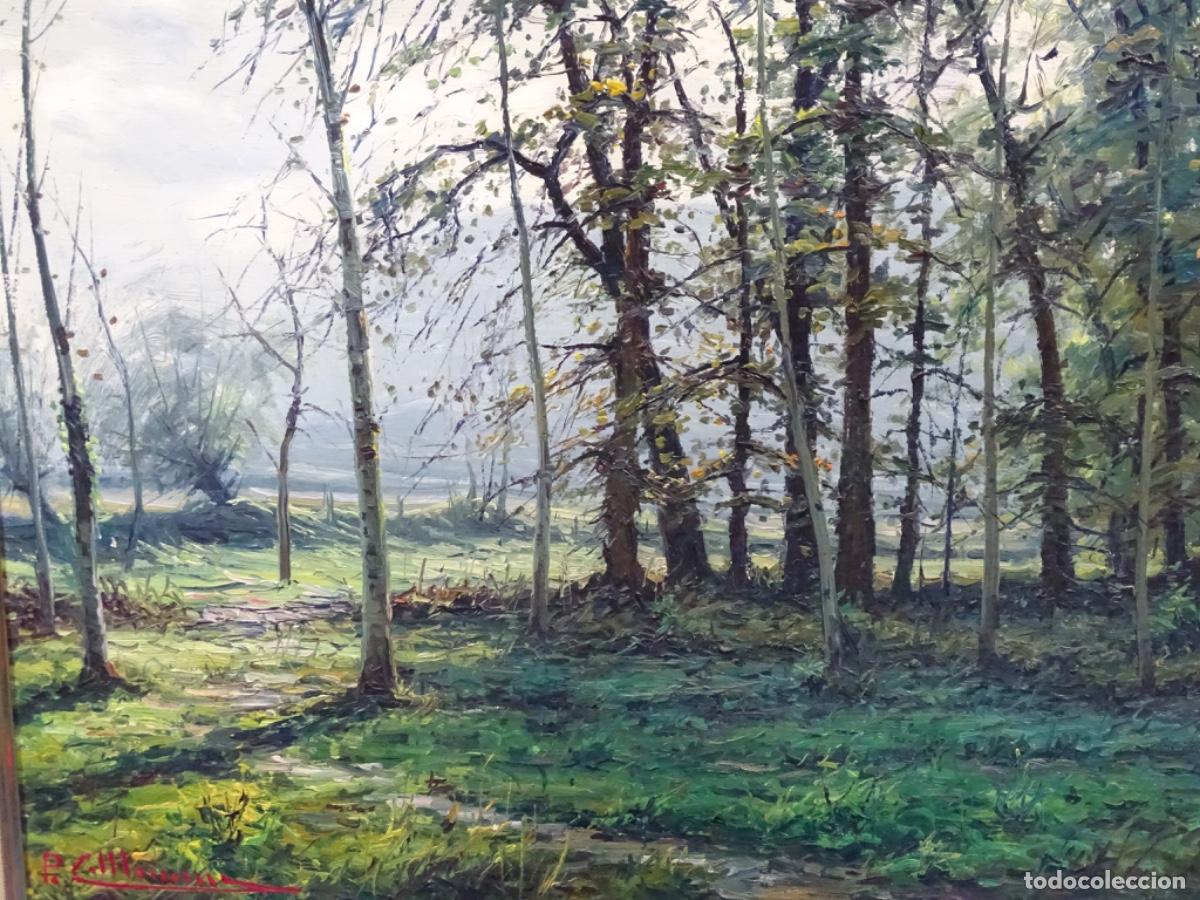 Arte: &Oacute;LEO SIBRE TELA PERE COLLDECARRERA. LA MOIXINA, OLOT. BUENA ETAPA DEL PINTOR.