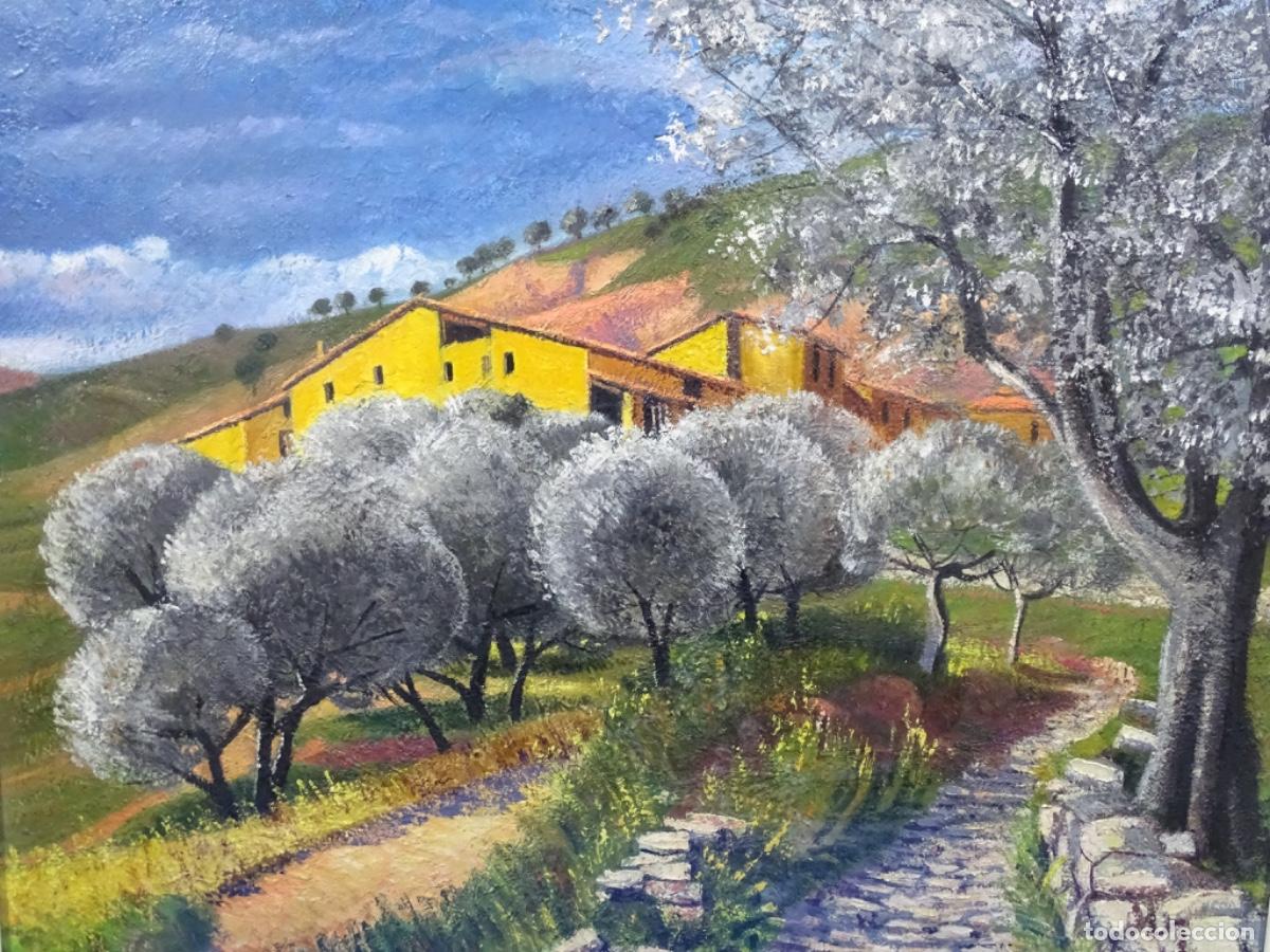 Arte: GRAN OLEO SOBRE TELA ALEX-ALEJANDRO VILLA I I BASSOLS. PIRINEO CATAL&Aacute;N 1980.