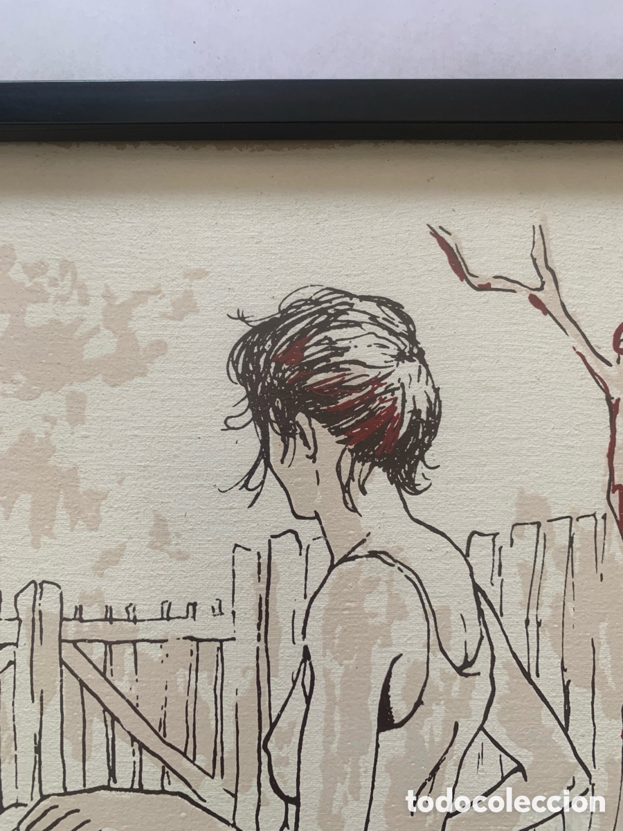 Arte: Muchacha con bicicleta. Bernard Dufour - Foto 3