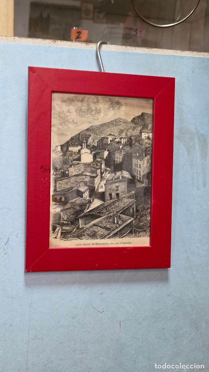 Arte: cuadro con grabado vintage - Foto 1