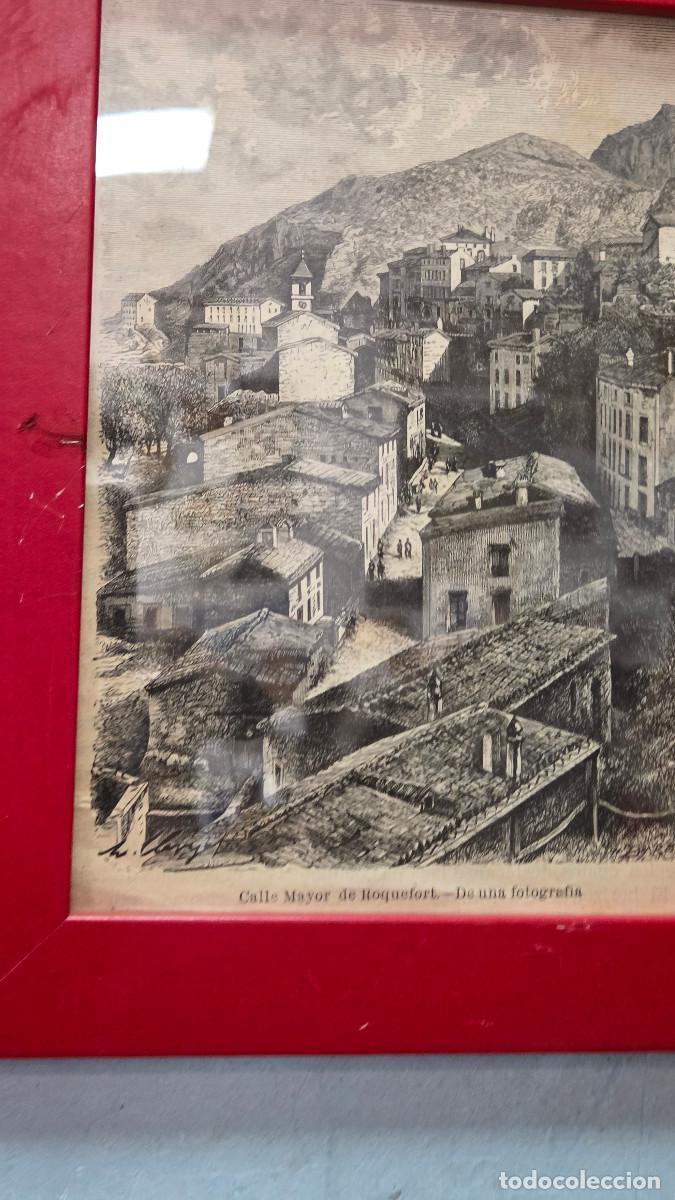Arte: cuadro con grabado vintage - Foto 2