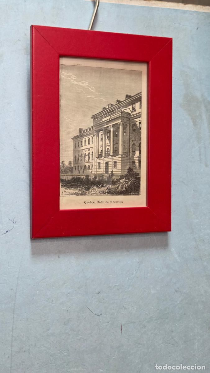 Arte: cuadro con grabado antiguo - Foto 1