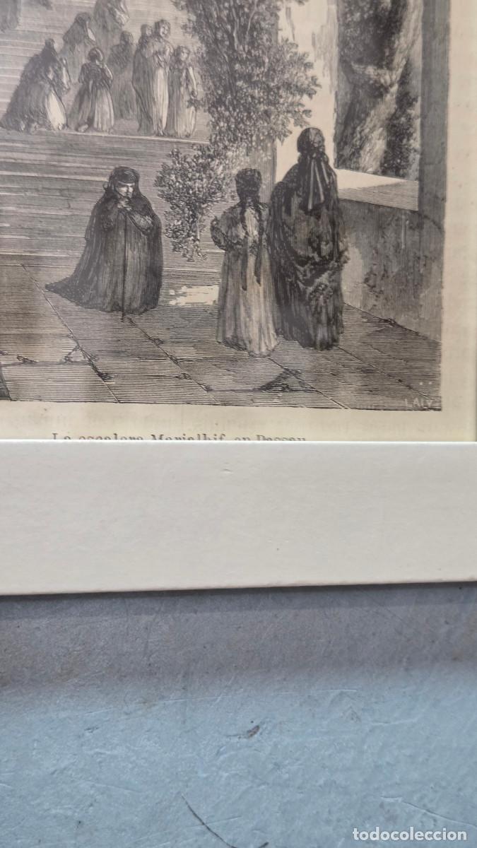 Arte: cuadro con grabado antiguo - Foto 2
