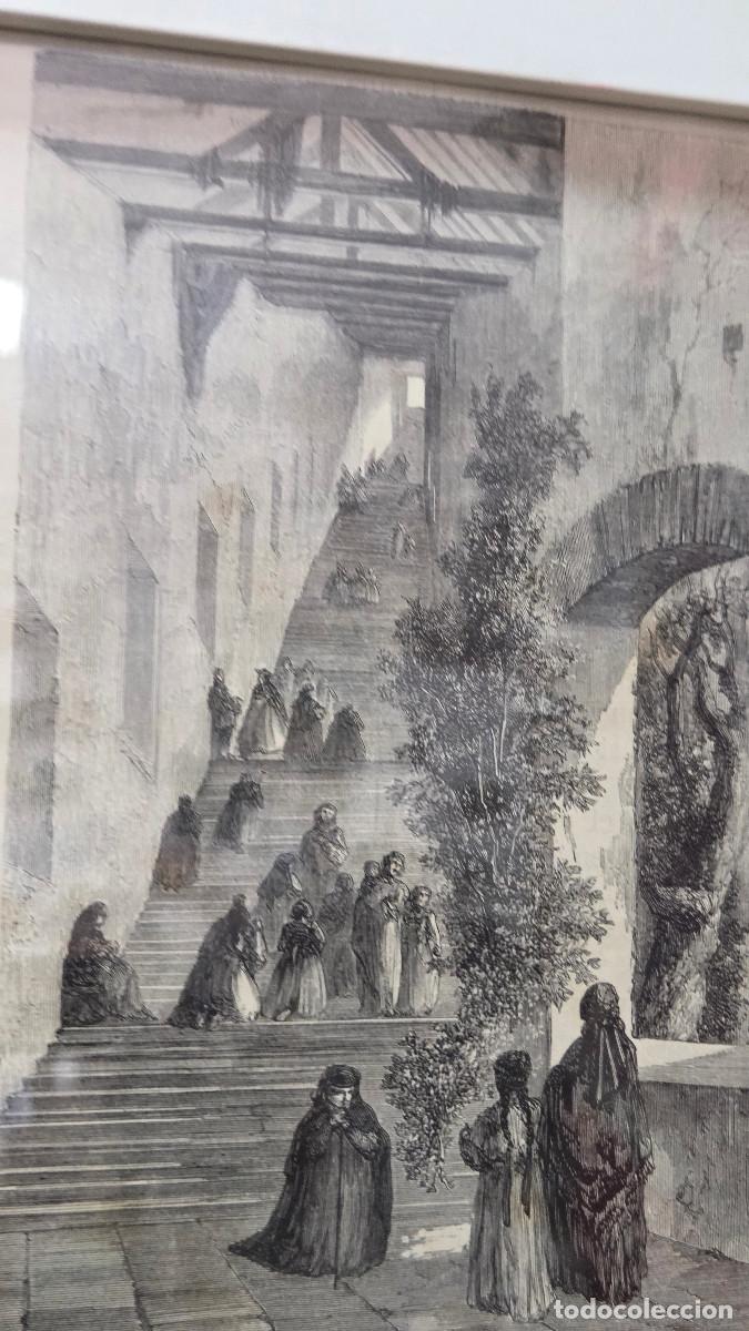 Arte: cuadro con grabado antiguo - Foto 4