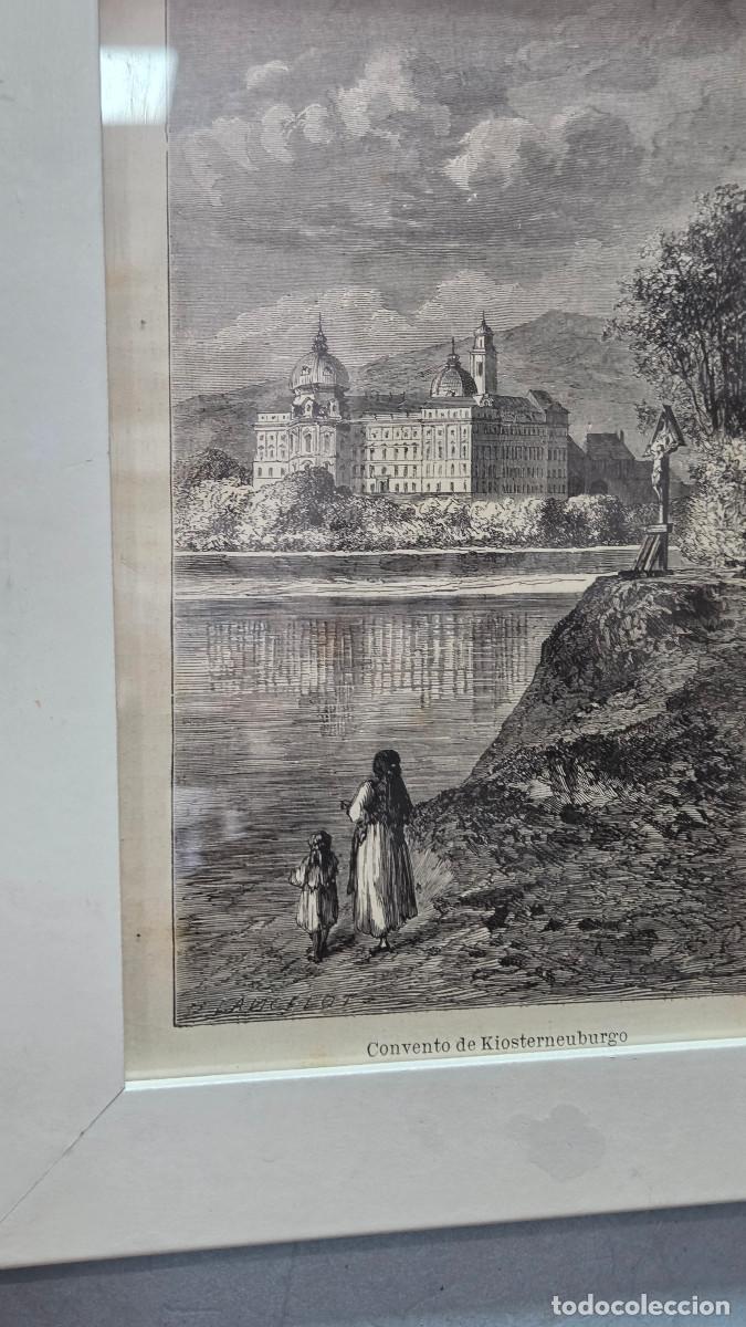 Arte: cuadro con grabado antiguo - Foto 3