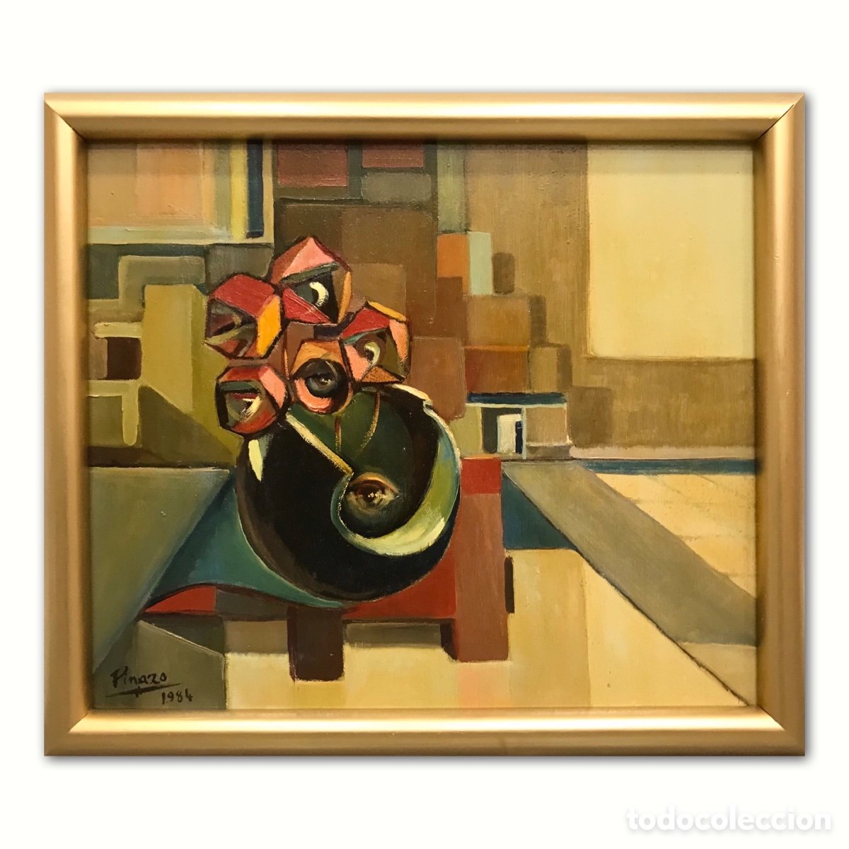 Arte: &rdquo;Bodeg&oacute;n de las Rosas a Ojos del Buen Cubero&rdquo; Juan Gallego Pinazo (ca.1920), 1984
