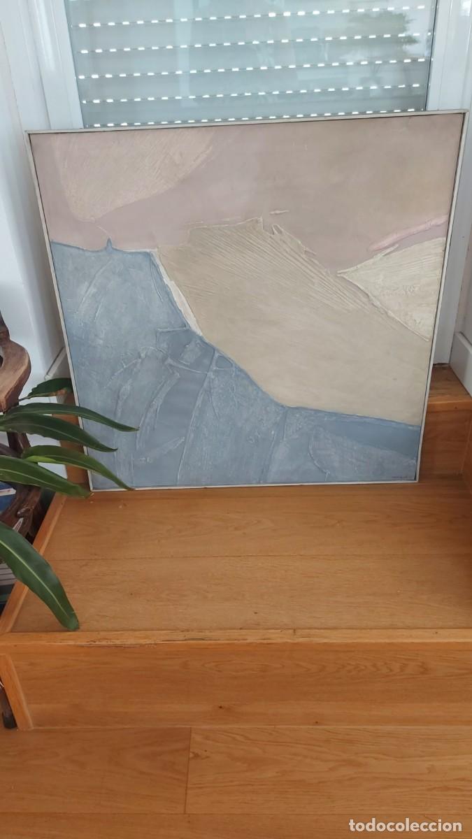Arte: pintura al oleo de Altea de medidas 100 x 100 cm.