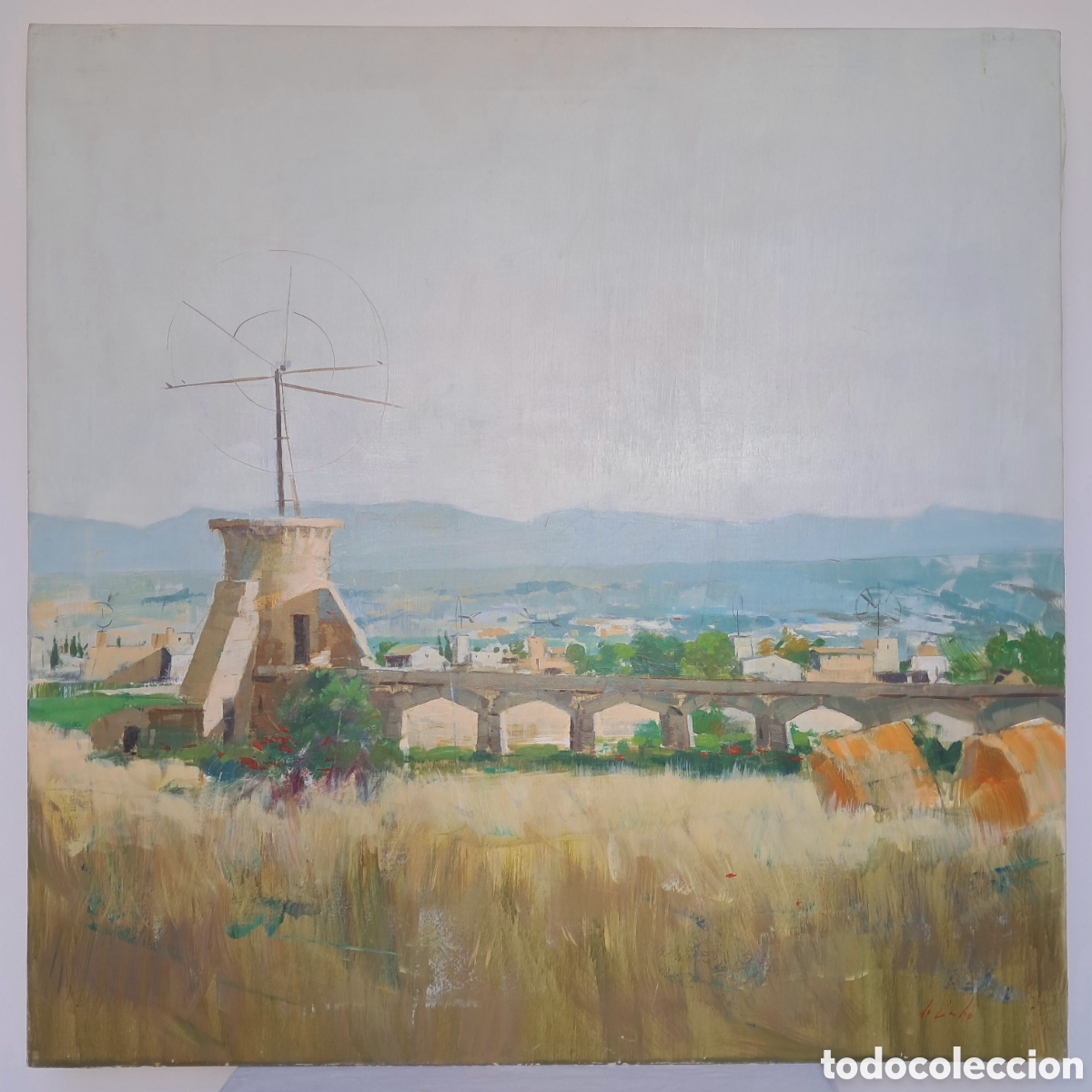 Arte: PASCUAL DE CABO , OLEO SOBRE LIENZO - Foto 2