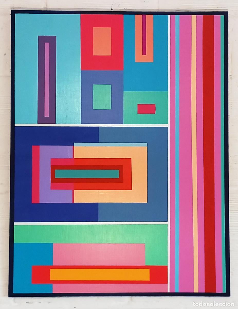 Arte: QUADRO MODERNO ASTRATTO GEOMETRICO