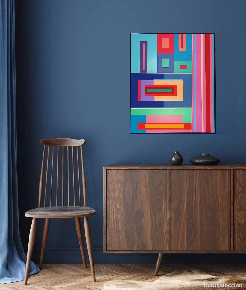 Arte: QUADRO MODERNO ASTRATTO GEOMETRICO - Foto 2