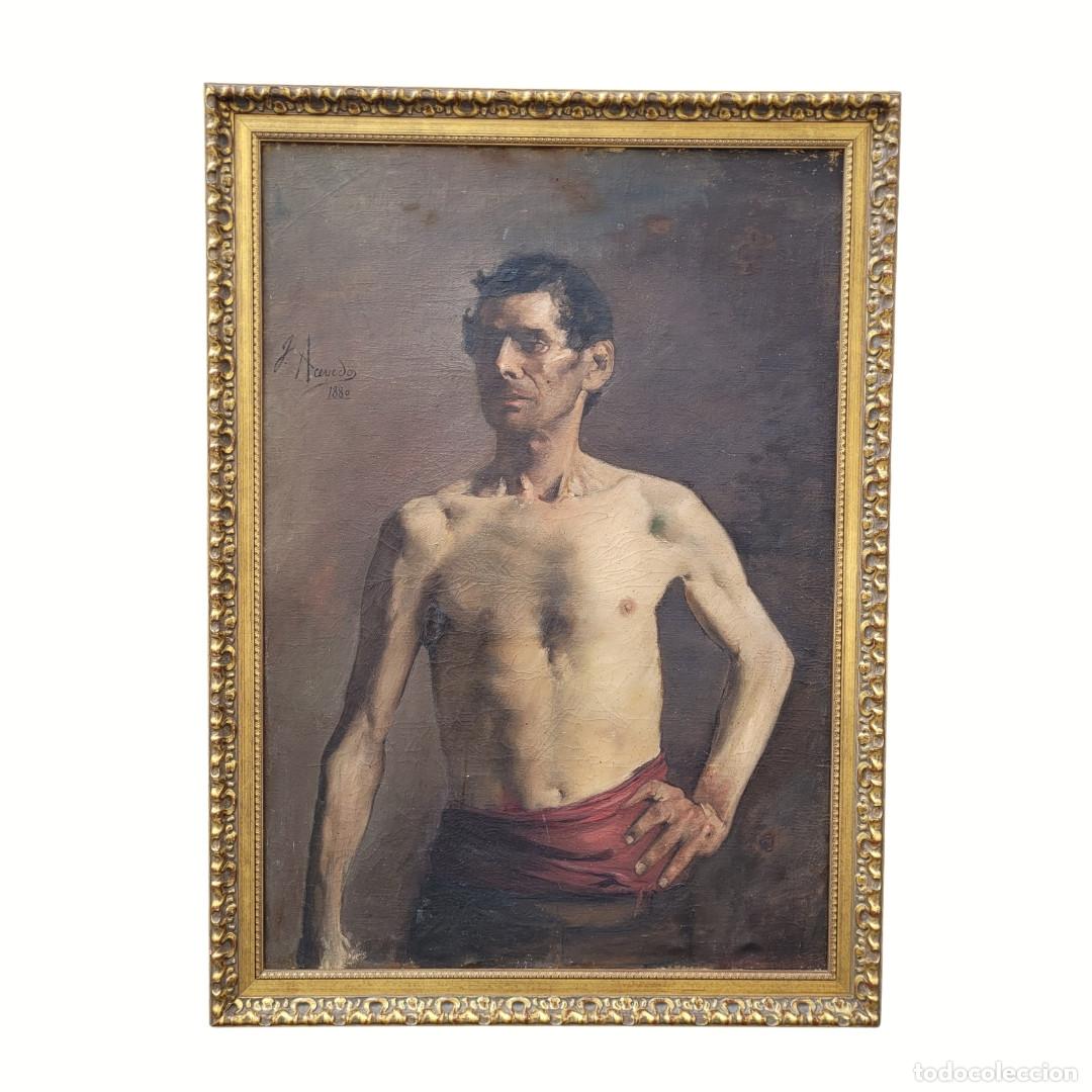 Arte: &ldquo;Torso masculino&rdquo;, Jos&eacute; Acevedo, Realismo Acad&eacute;mico, 1880 &ndash; Espa&ntilde;a