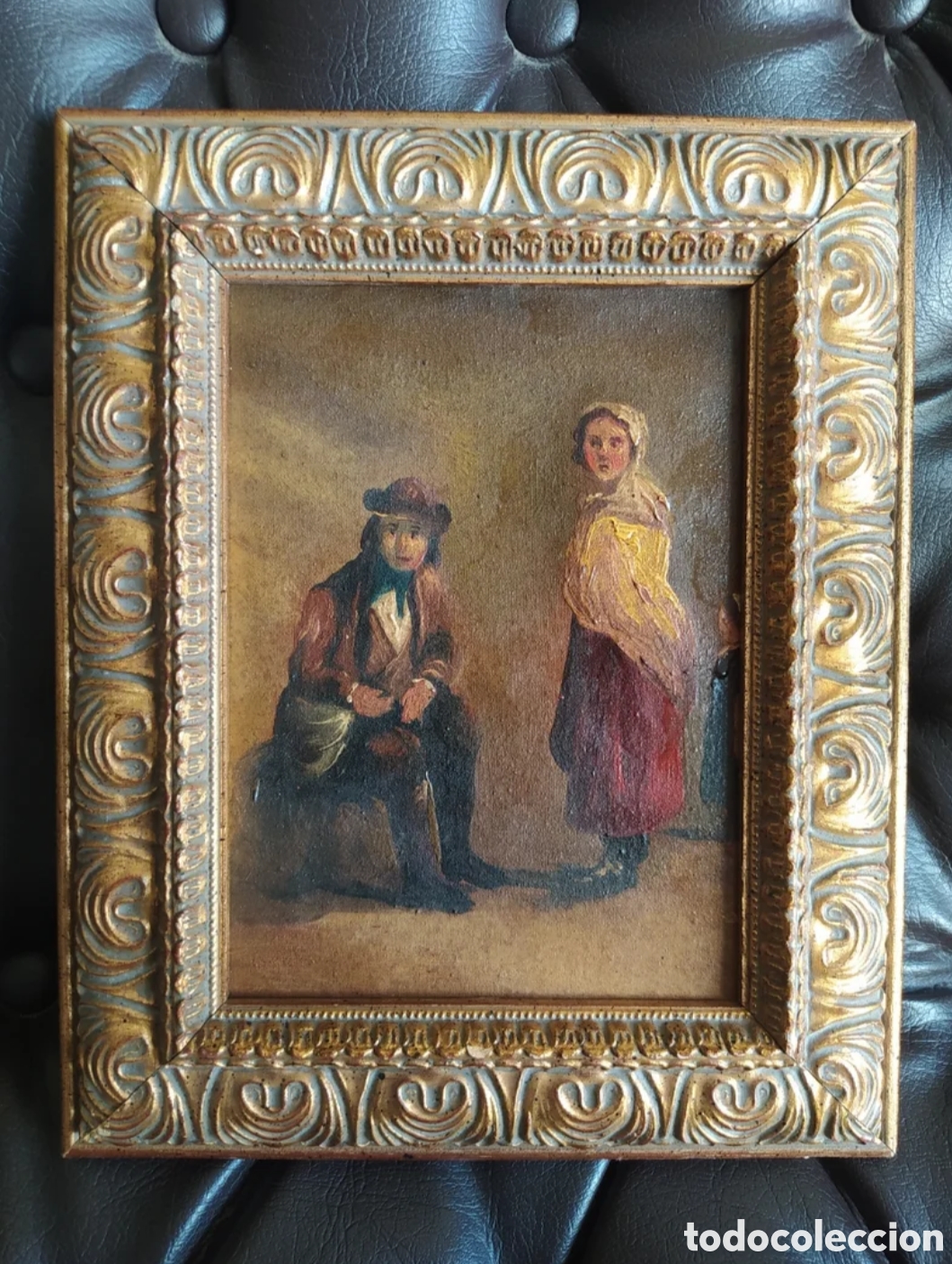 Arte: Antiguo oleo goyesco