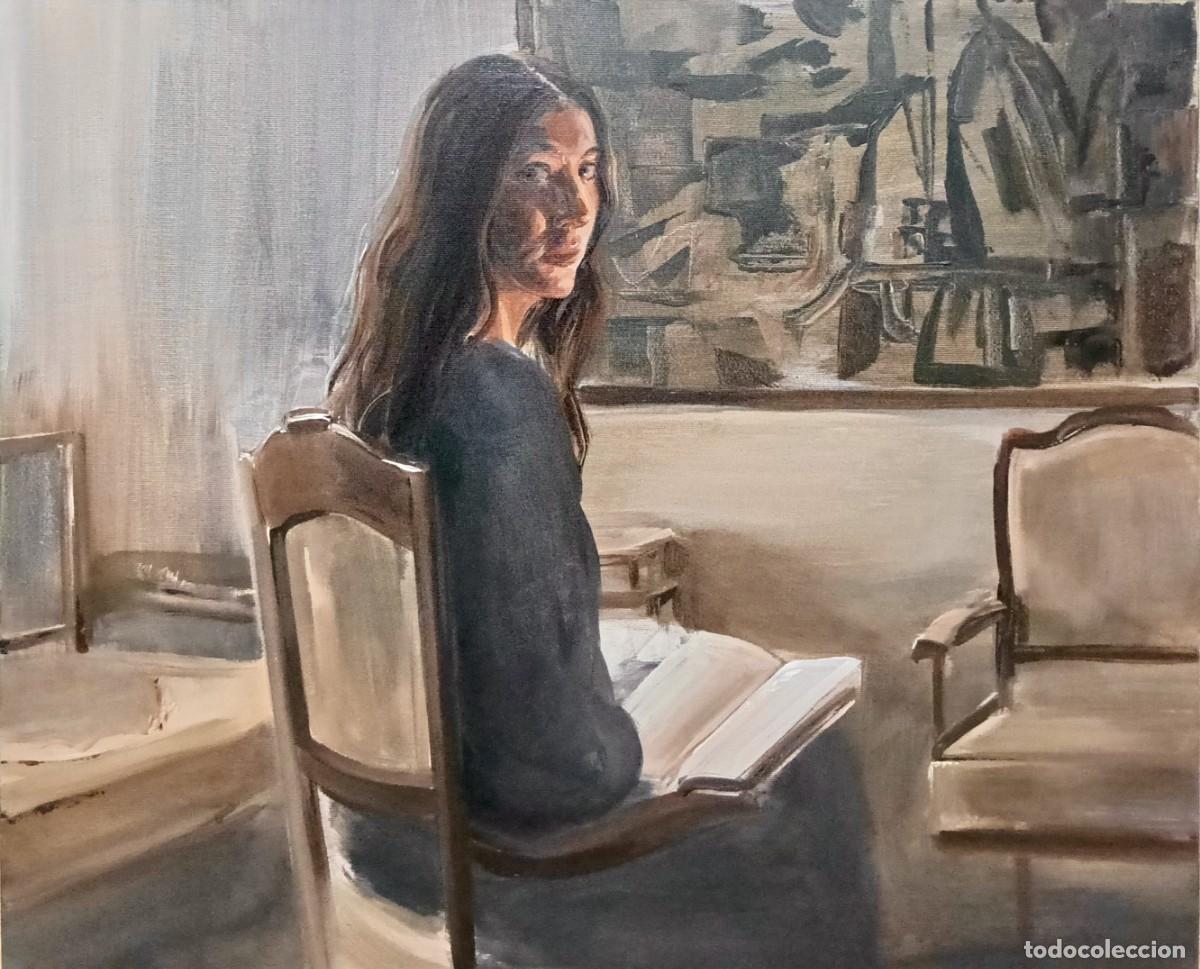 Arte: . Acr&iacute;lico sobre lienzo &rdquo;Elisa&rdquo; 61X50m. Jessica Gonpra