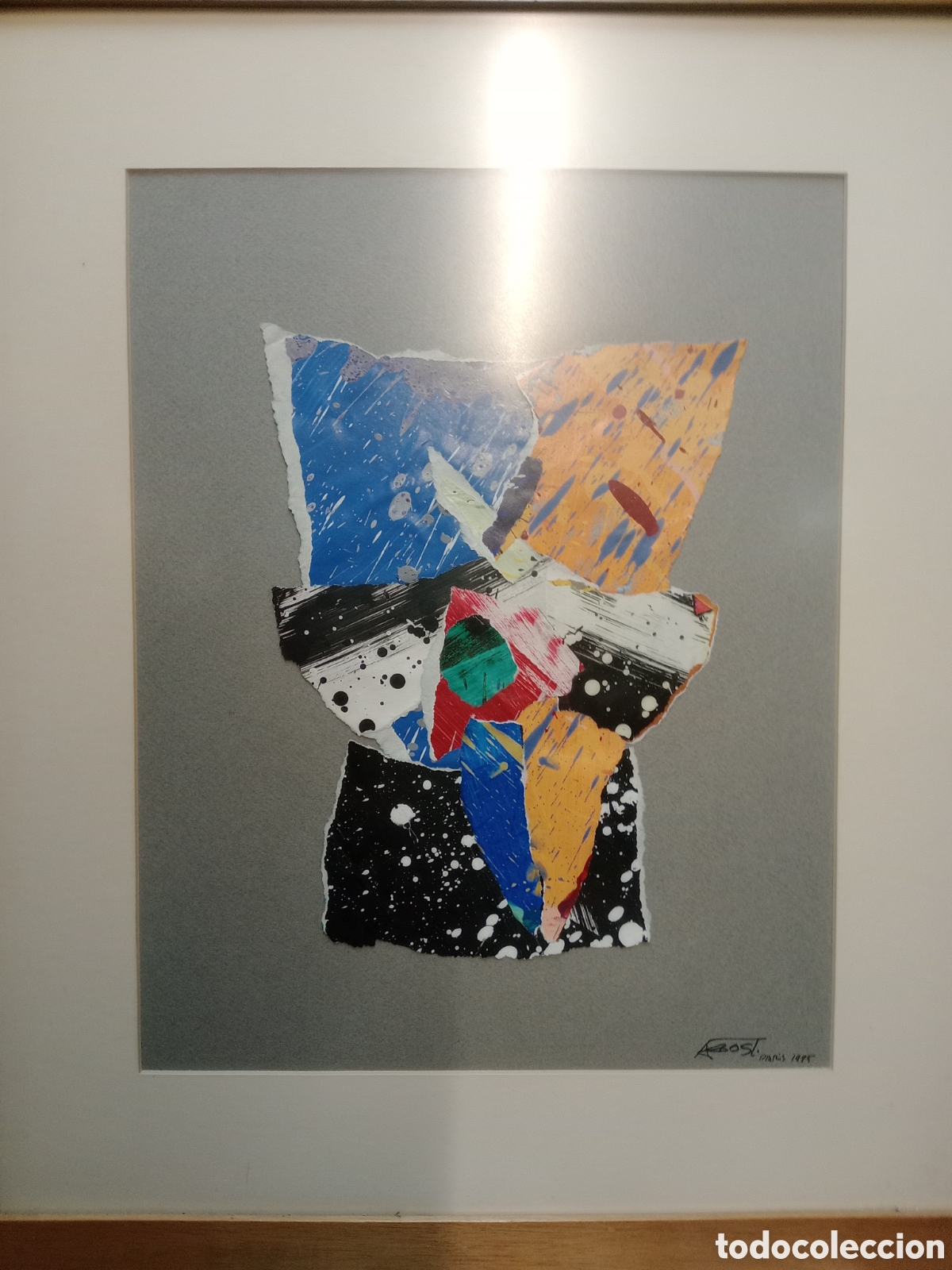Arte: Pepe Agost collage acr&iacute;lico