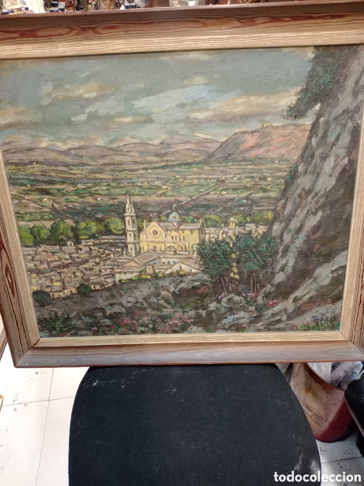 Arte: Joaqu&iacute;n Tudela vista de Xativa