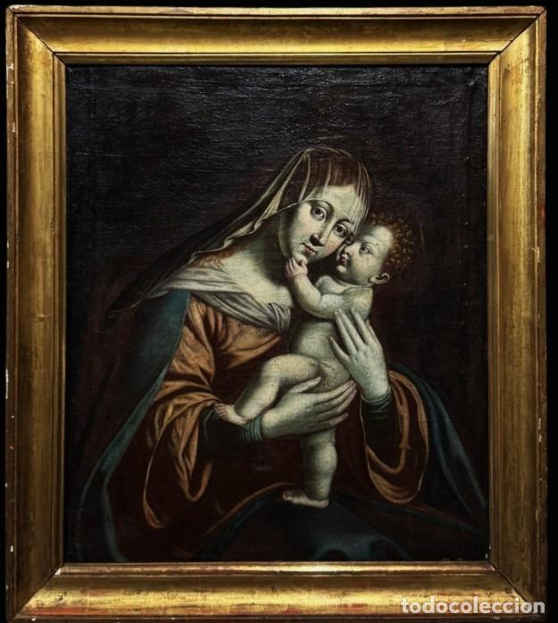 Kunst: ESCUELA DE UMBR&Iacute;A (C. 1670) - LA VIRGEN DEL VELO