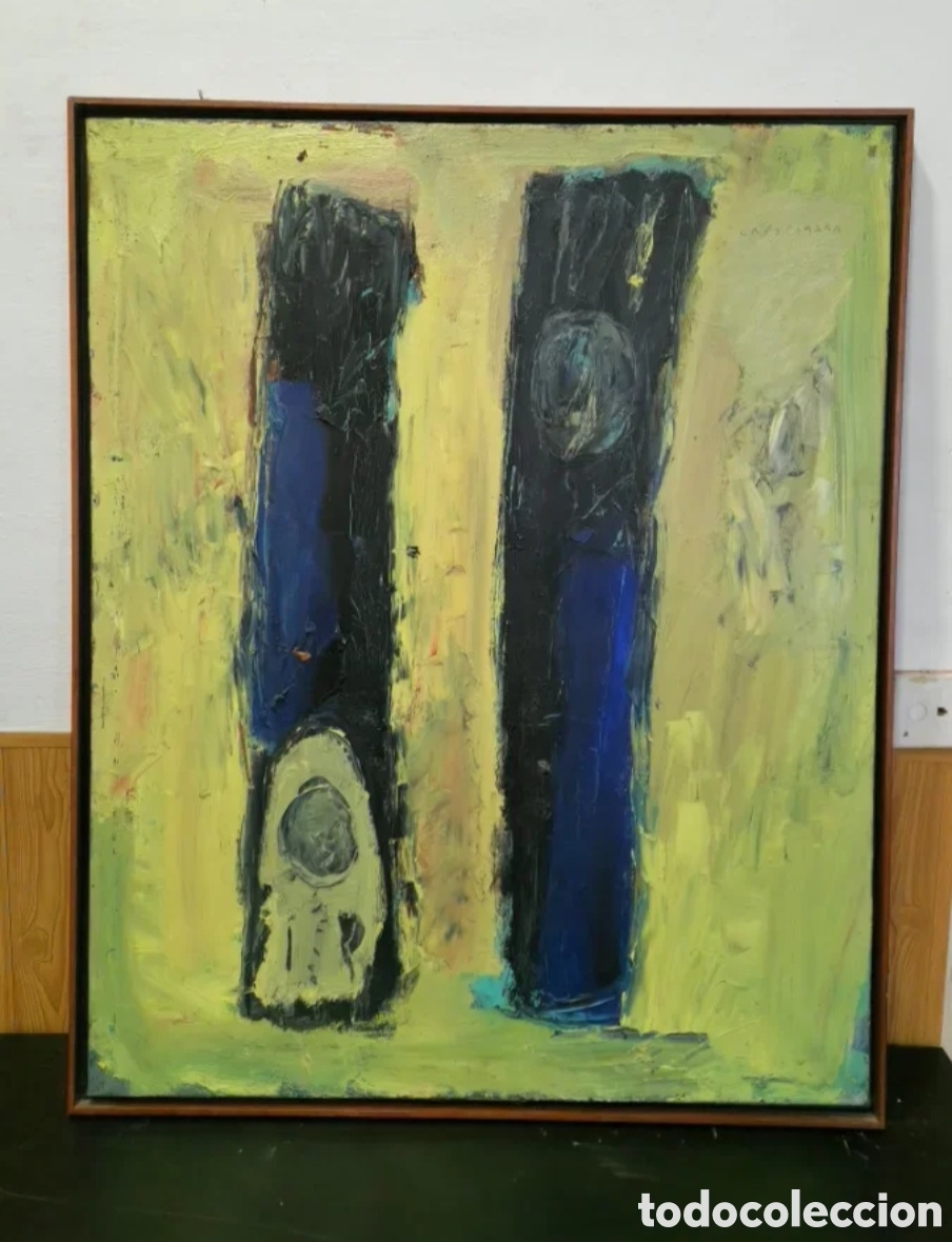 Arte: Joan Cruspinera &rdquo;El Grito&rdquo;, Oleo figuras firmado
