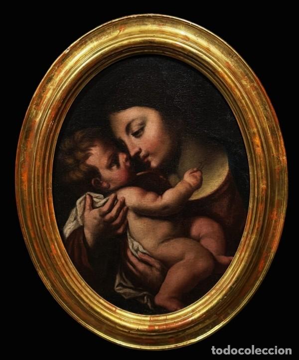 Arte: ESCUELA DE BOULOGNE (C. 1680) - VIRGEN CON EL NI&Ntilde;O