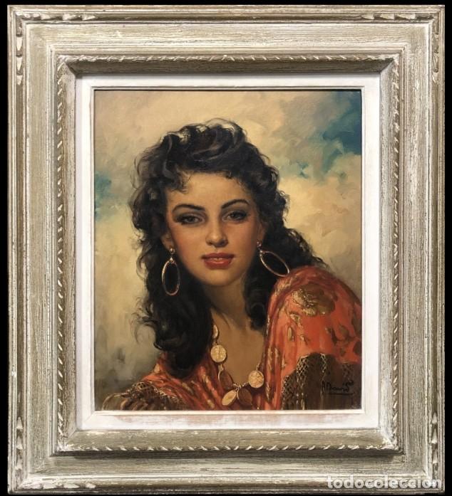 Arte: ANDR&Eacute; DAVID (1895-1973) - ZAHRAH LA BELLA - Foto 1