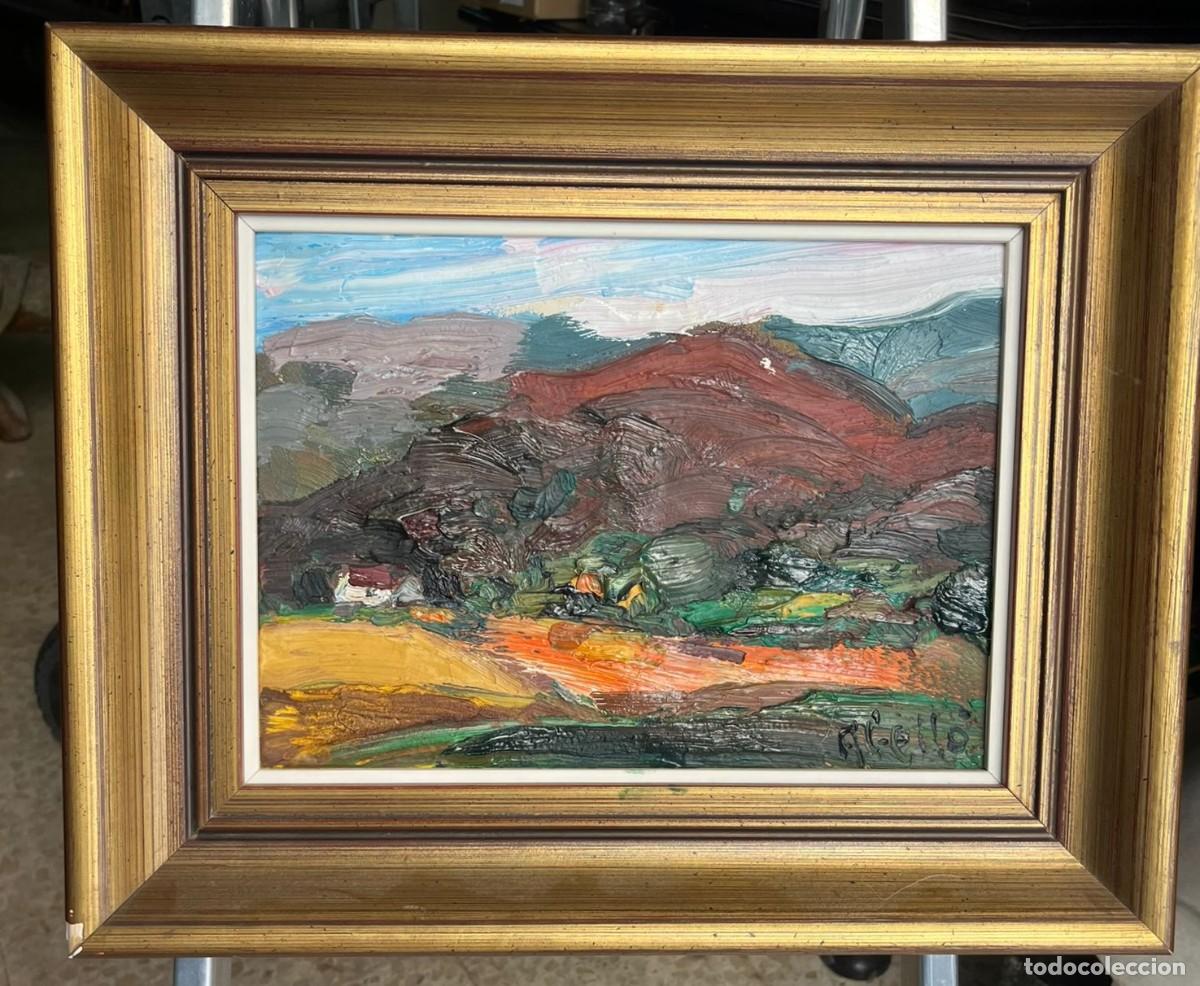 Arte: Paisaje original del c&eacute;lebre pintor expresionista catal&aacute;n Joan Abell&oacute; i Prat (1922 &ndash; 2008)