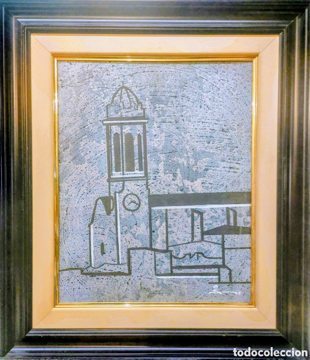Arte: ALBERT SURIS OLEO TELA MIXTO 41X33 A&Ntilde;O.2001 LLANSA MAS MARCO