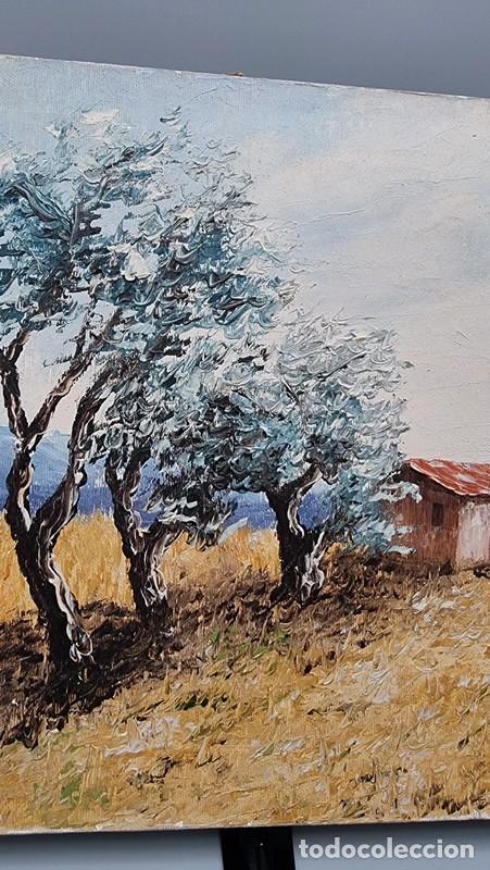 Arte: Paisaje pintado al &oacute;leo sobre lienzo