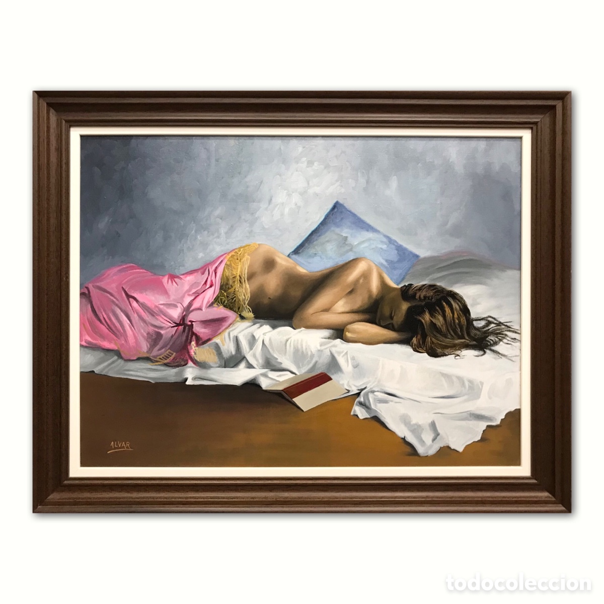 Arte: &rdquo;Desnudo Femenino en Reposo&rdquo; Alvar Font Prats (1931&ndash;2008), a&ntilde;os 90 del S.XX aprox