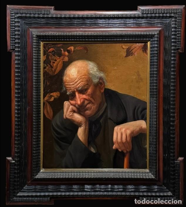 Arte: MICHELE GARINEI (1871-1960) - MELANCOL&Iacute;A DEL TIEMPO
