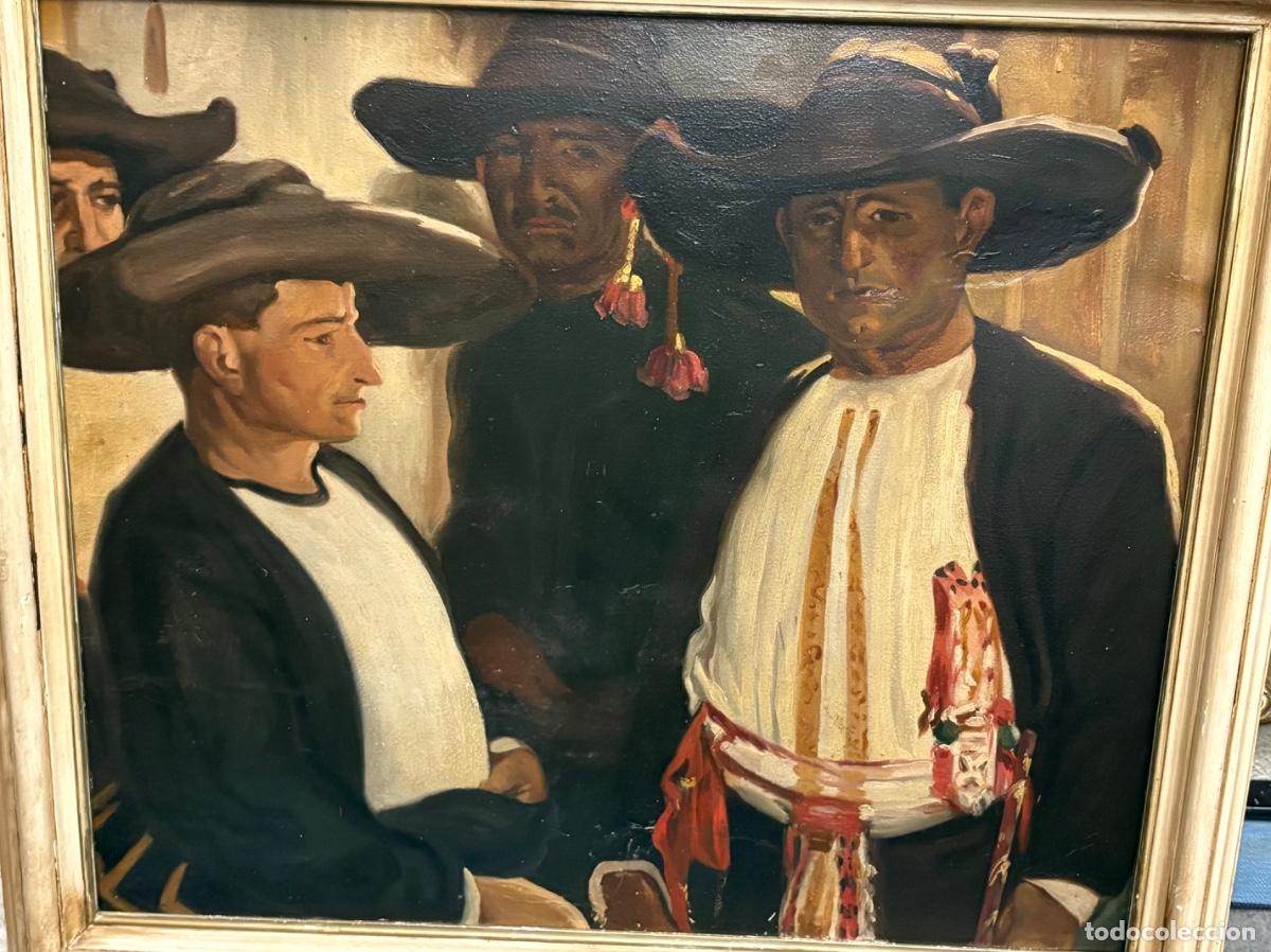 Arte: Tipos leoneses, copia del cuadro de Sorolla