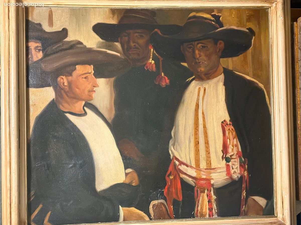 Arte: Tipos leoneses, copia del cuadro de Sorolla - Foto 11