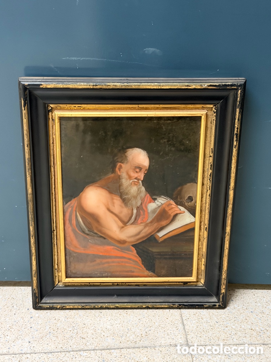 Arte: San Jer&oacute;nimo estudiando el Testamento - Foto 2