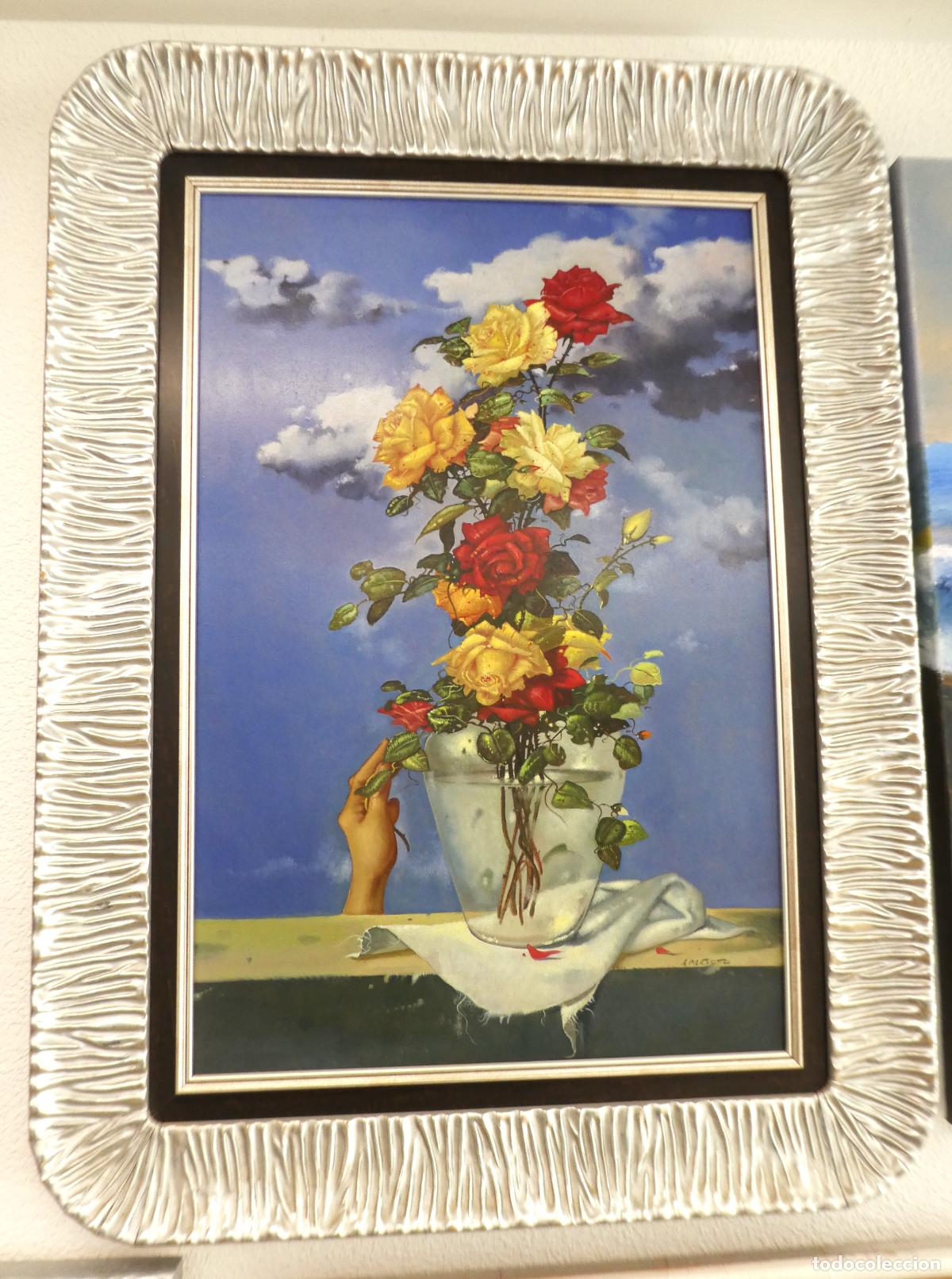 Arte: Oleo de Alfio Presotto ,mide 88X59 cm y 115X85 cm con marco