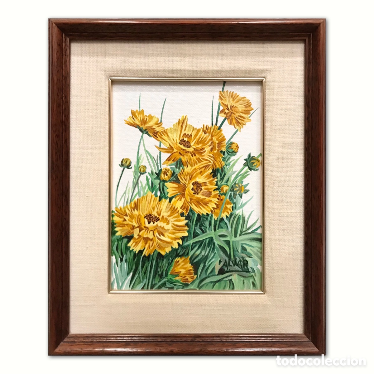 Arte: &rdquo;Mata de Coreopsis&rdquo; Alvar Font Prats (1931&ndash;2008), 1993