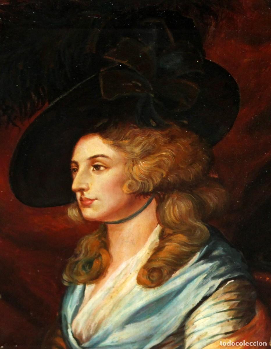 Arte: SEGUIDOR DE THOMAS GAINSBOROUGH. OLEO SOBRE TELA DE PRINCIPIO DEL SIGLO XX. RETRATO DE SARAH SIDDONS