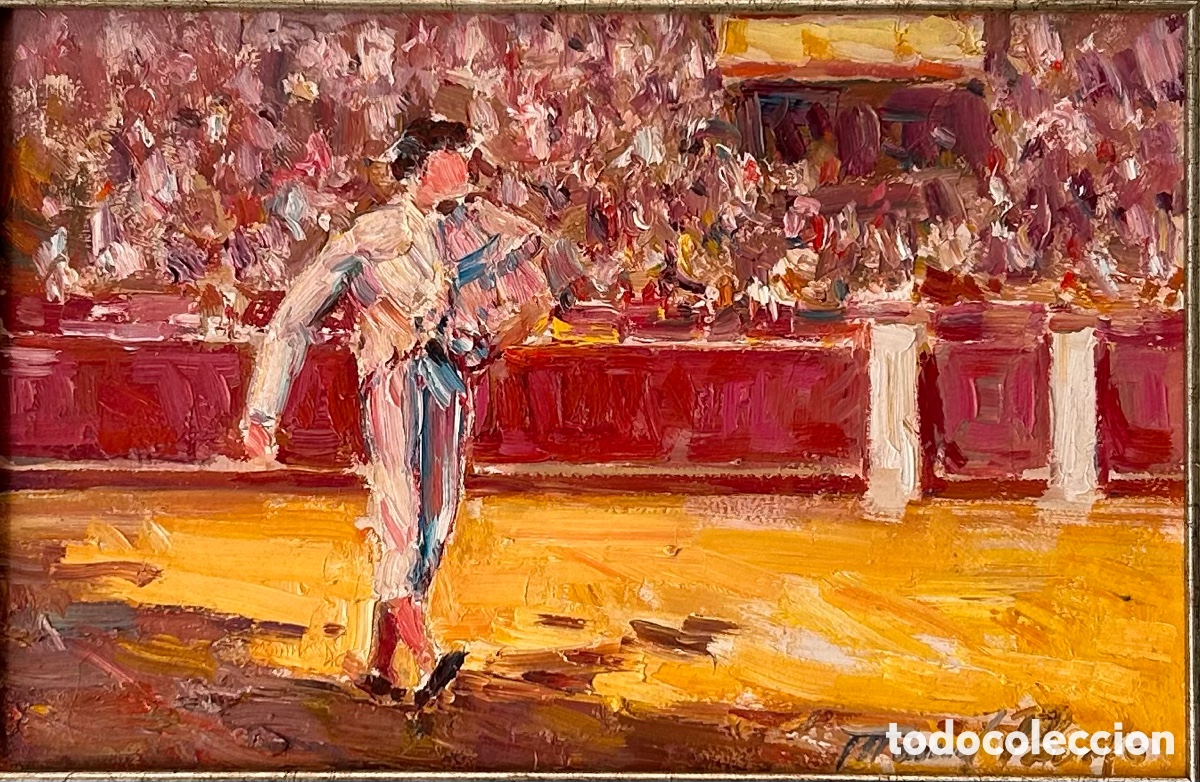 Arte: Manuel Pardo (Espa&ntilde;a, 1955) &ndash; Escena taurina