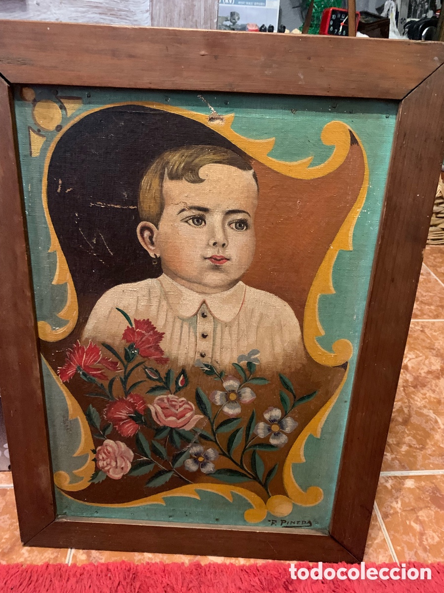 Arte: Ni&ntilde;o o ni&ntilde;a retrato naif desde prisi&oacute;n
