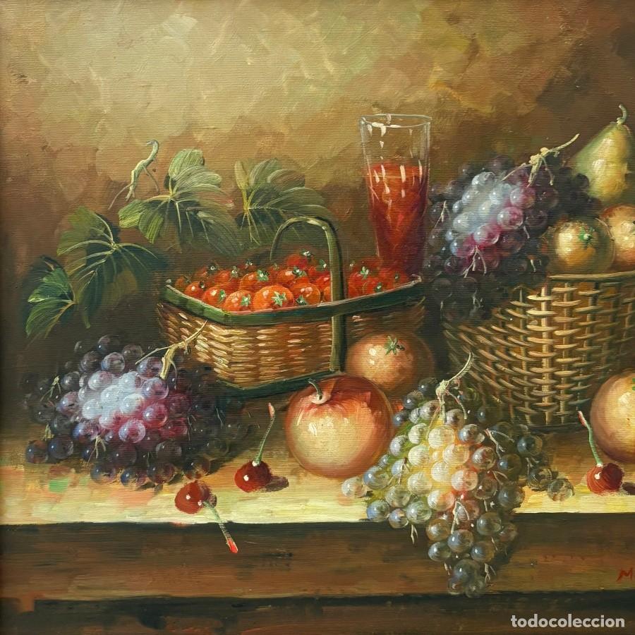 Arte: Bodeg&oacute;n con Cestas y Frutas - Foto 3