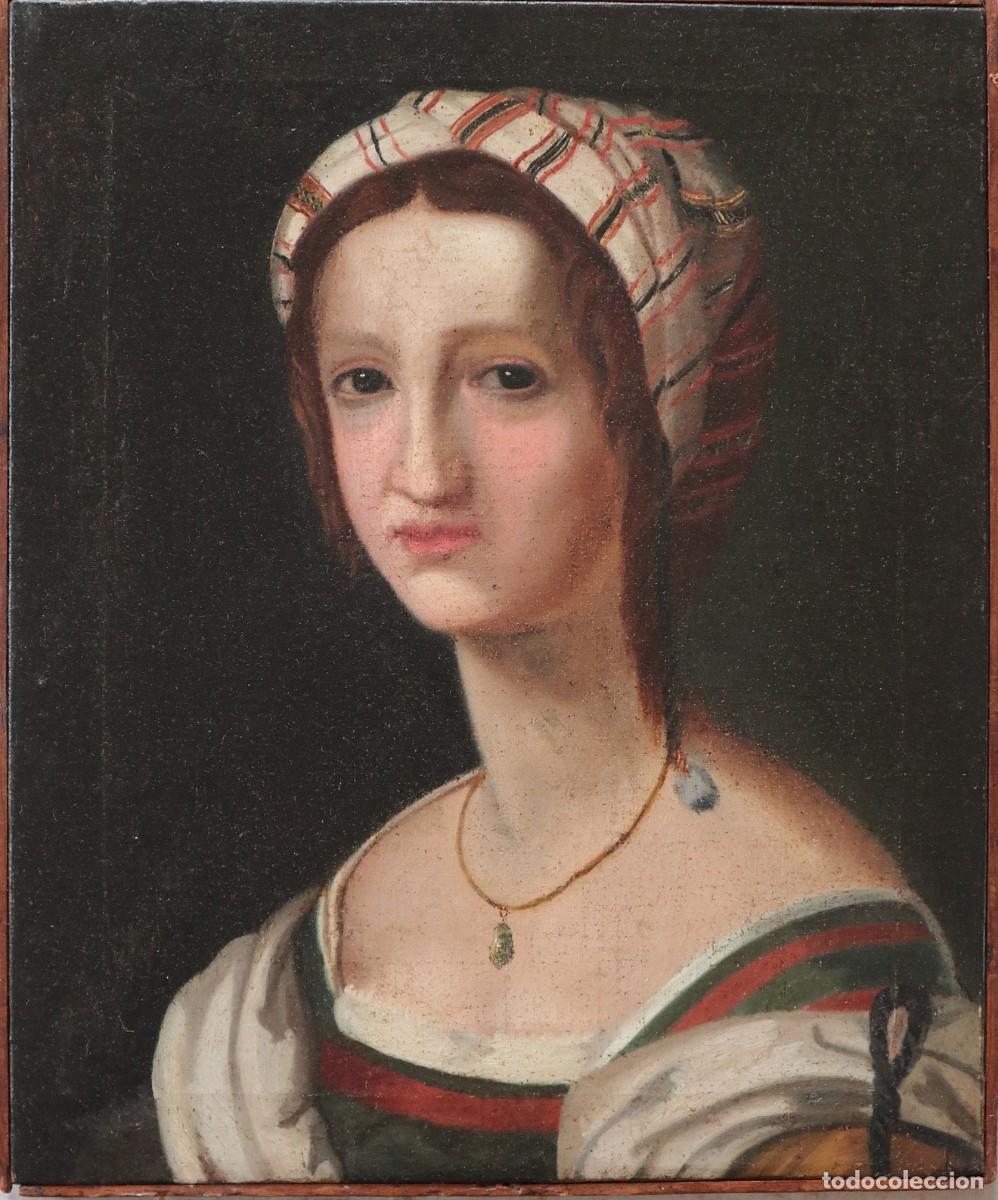 Arte: Pablo Monta&ntilde;a 1796. Lucrezia del Fede (Andrea del Sarto). &Oacute;leo sobre lienzo. Mide 53 x44 cm.