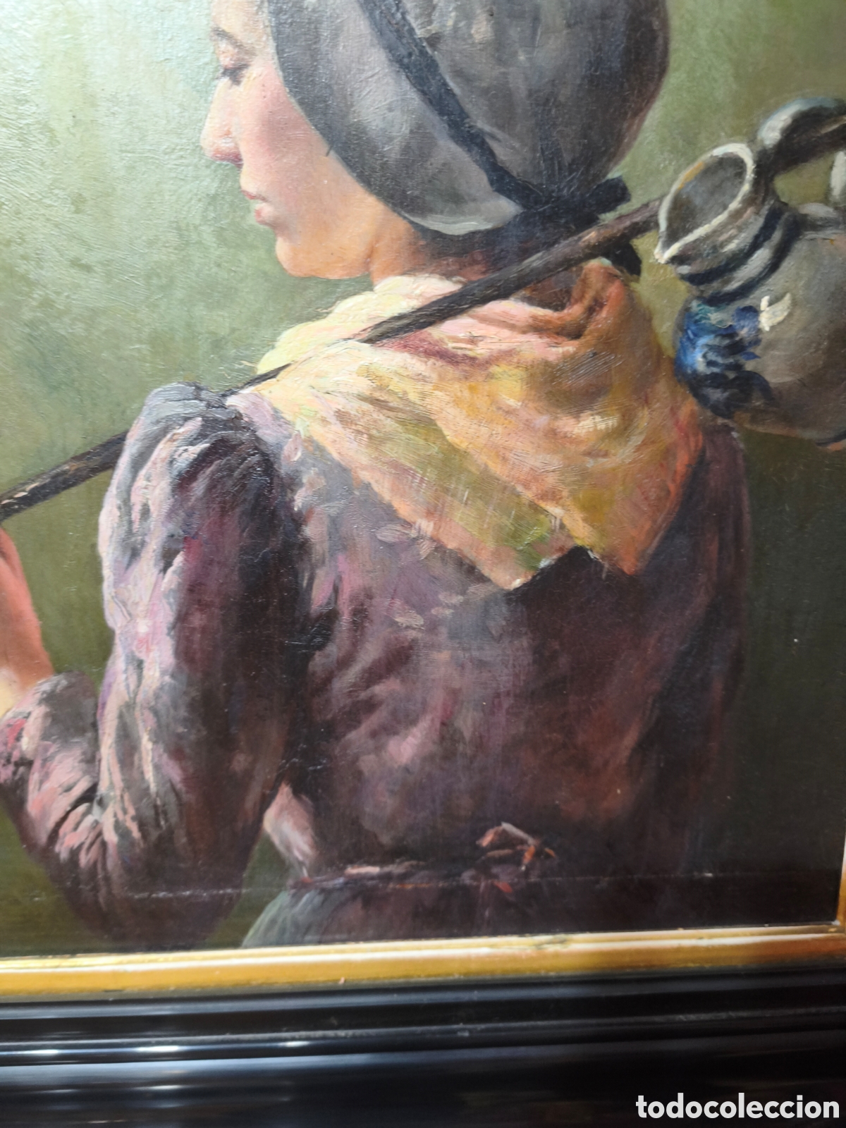 Arte: &Oacute;leo sobre tabla Ferdinand de Roover - Foto 4
