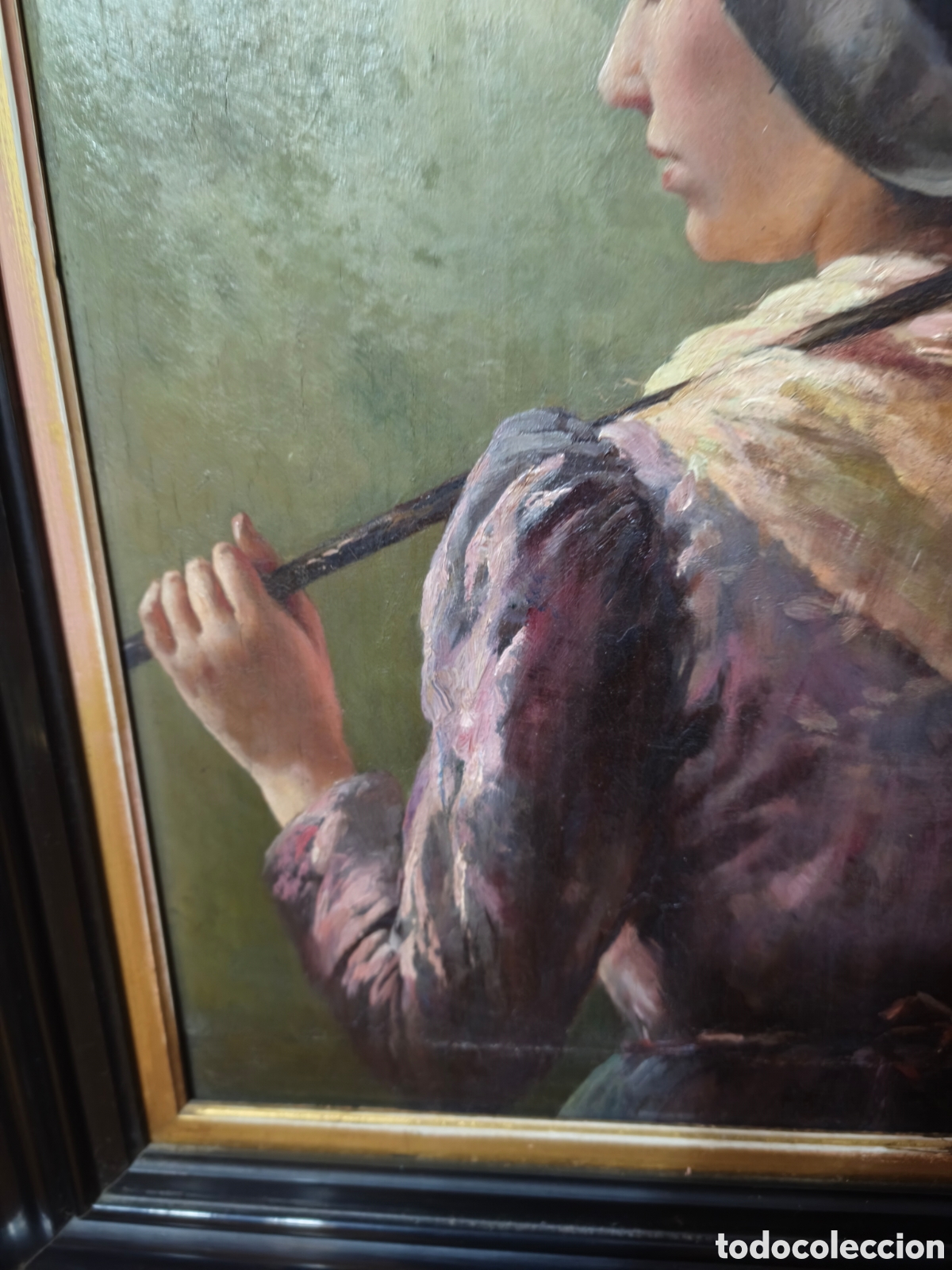 Arte: &Oacute;leo sobre tabla Ferdinand de Roover - Foto 5