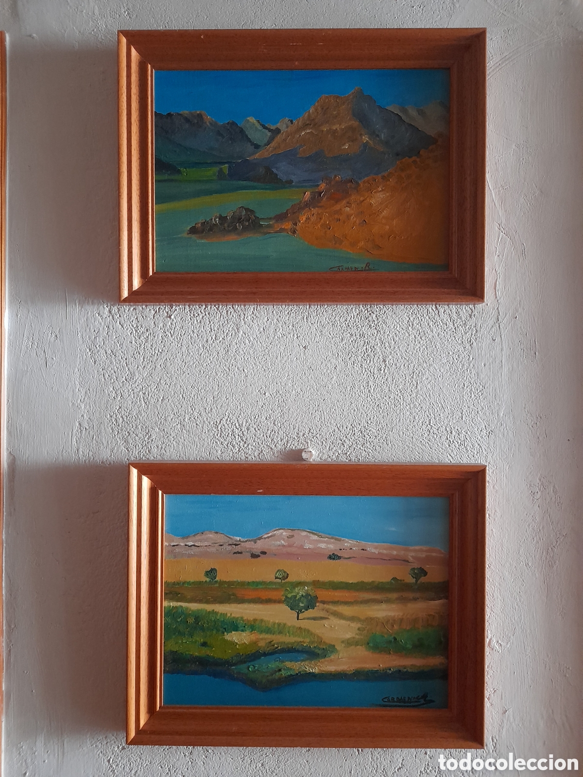Arte: Pareja de &Oacute;leos Originales &ndash; Carmen Andr&eacute;s Melero