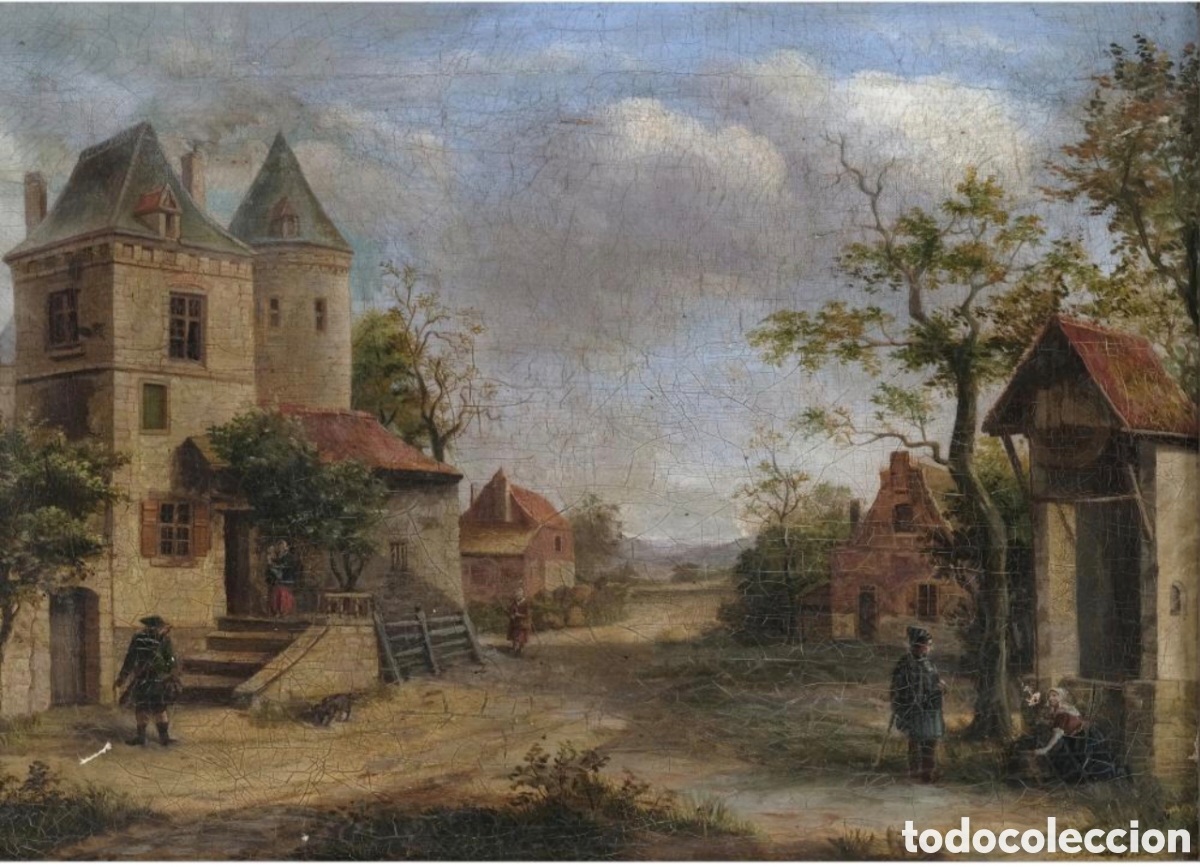 Arte: Paisaje escuela europea de el siglo XVIII