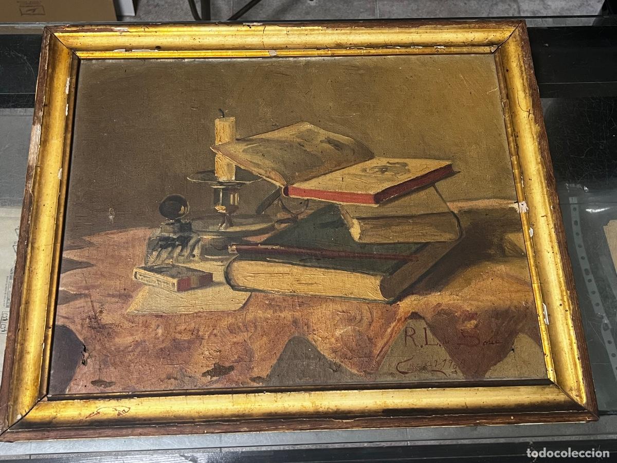 Arte: PINTURA SOBRE LIENZO. FIRMADO POR R.L. SORIA. C&Aacute;DIZ, 1904