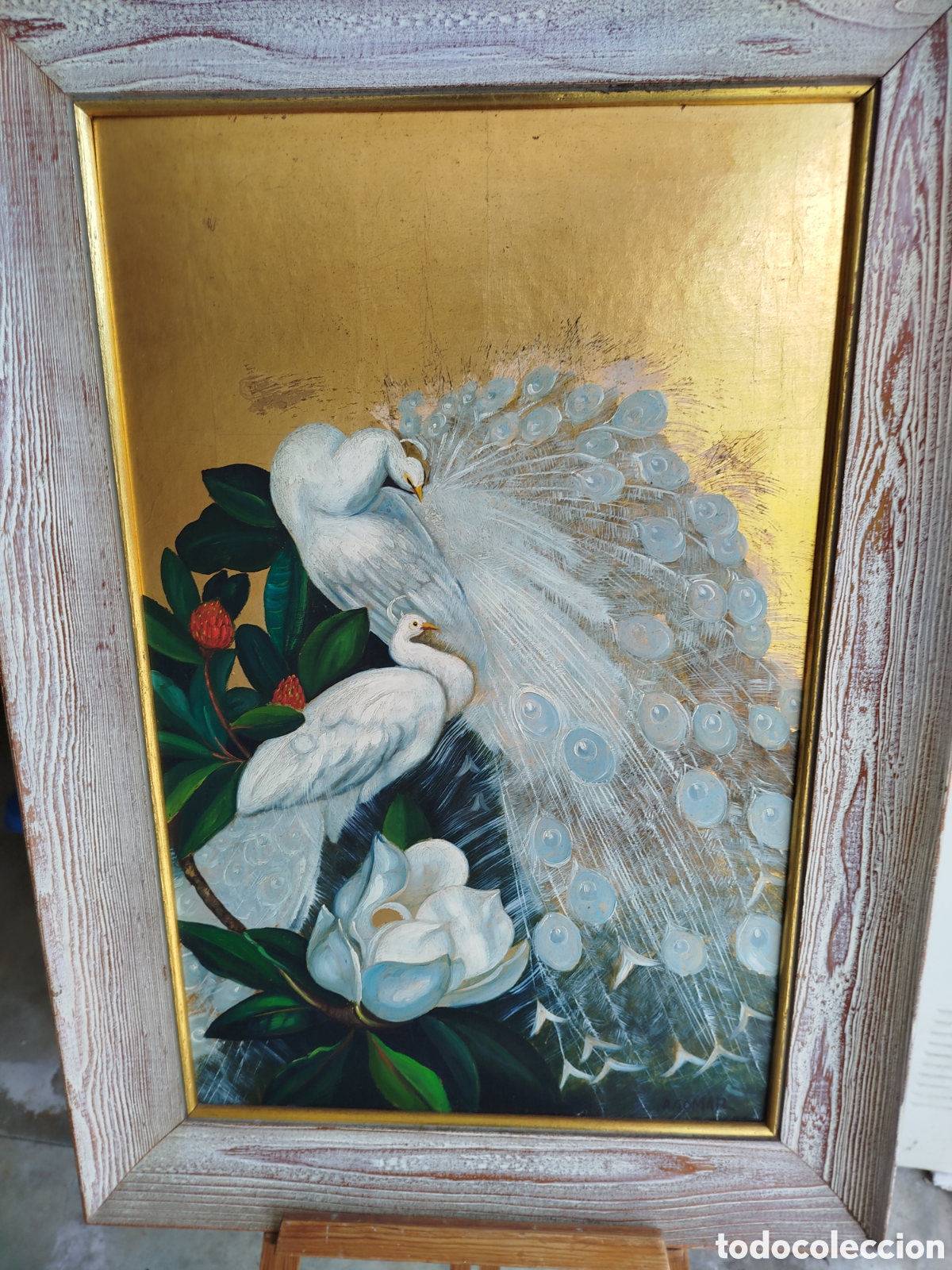 Arte: Pintor A.gomar. antiguo. - Foto 2