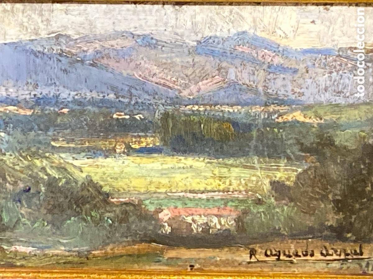 Art: Rafael Aguado Arnal 1880-1951 Oleo tabla