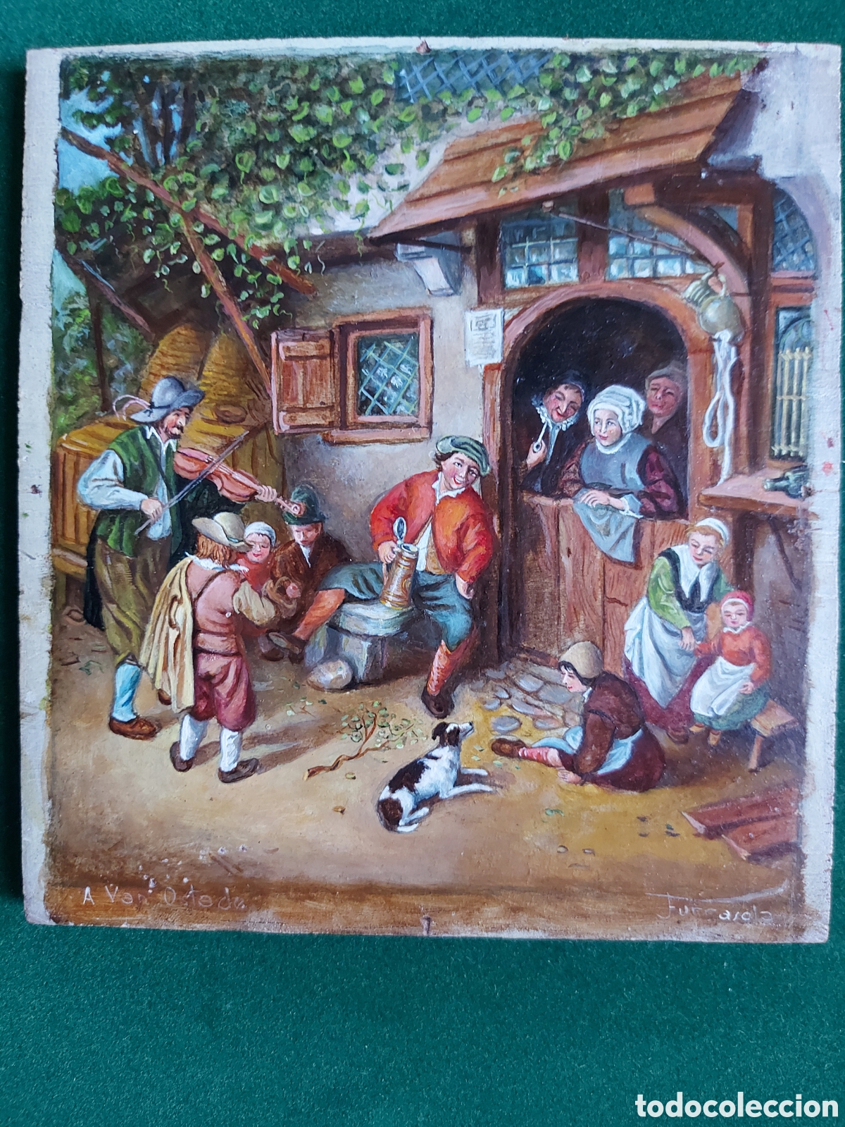 Arte: FURRASOLA ESCENA CAMPESTRE EPOCA