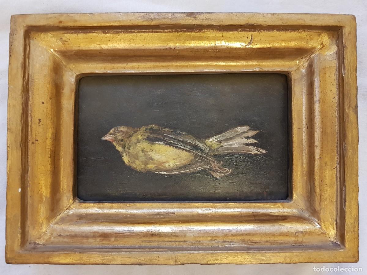 Arte: &Oacute;leo sobre tabla de C.F. Guijarro. Firmado 18 Septiembre 1893