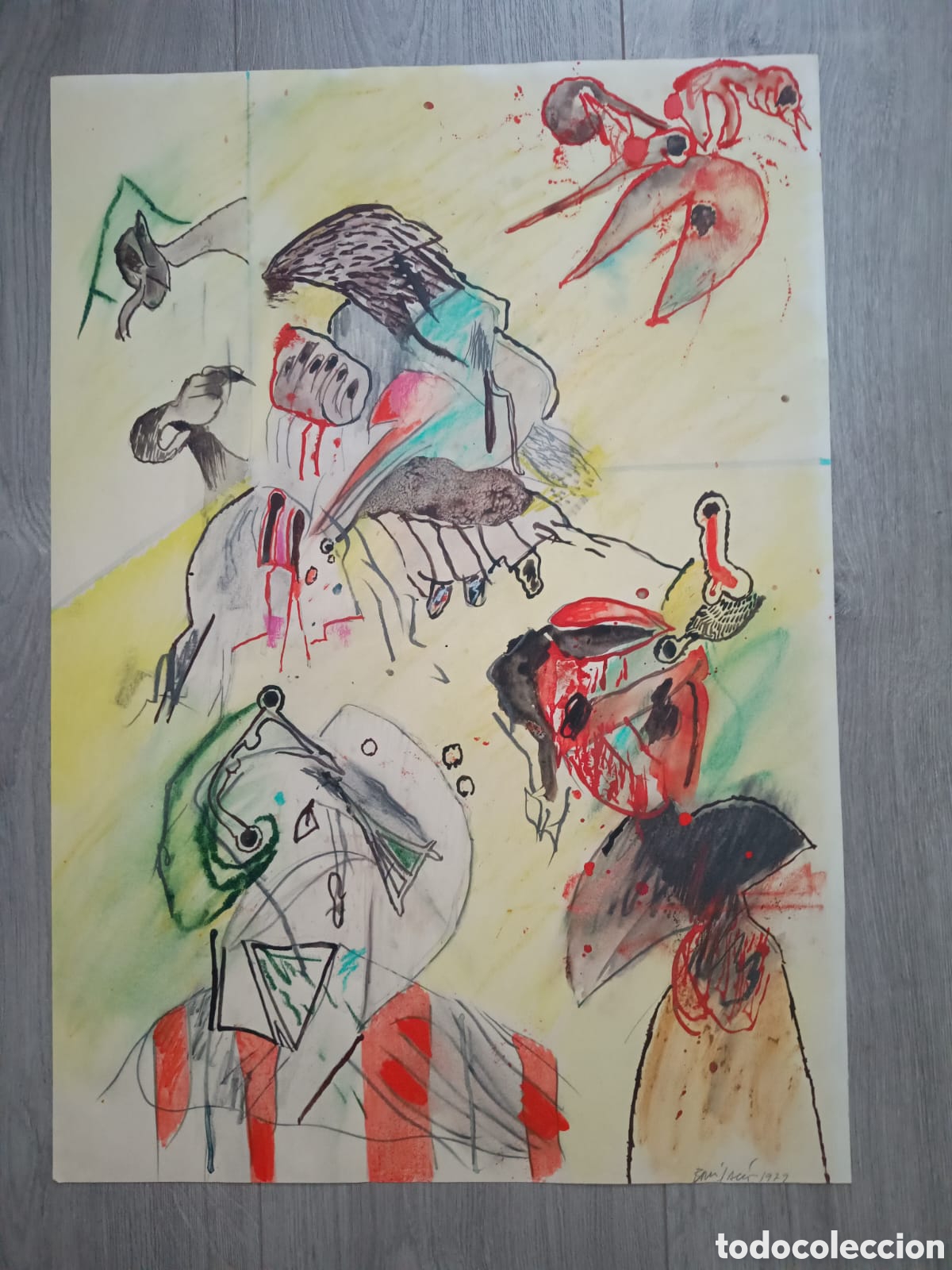Arte: OBRA ORIGINAL *** BONIFACIO 1979 *** - Foto 1